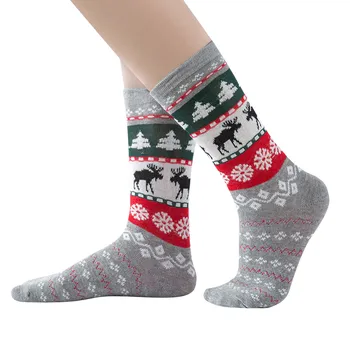 2020 Božićno serija, Pamuk Božićne tiskani Čarape Unisex za odrasle osobe sa srednje cijevi, Pamuk, Dječje čarape Božićni poklon