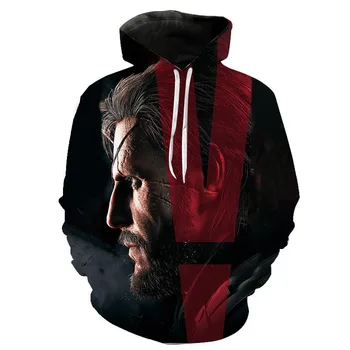 Metal Gear Ravnici hoodies Strijelci MGS 3D Print moda majica Muškarci žene Негабаритная majica Harajuku pulover s kapuljačom kaput