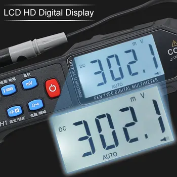 Ručni Tip Olovke Digitalni Multimetar S pozadinskim Osvjetljenjem LCD display LED 6-600 U Voltmetar Tester otpora ac/dc Napon Električno Brojilo